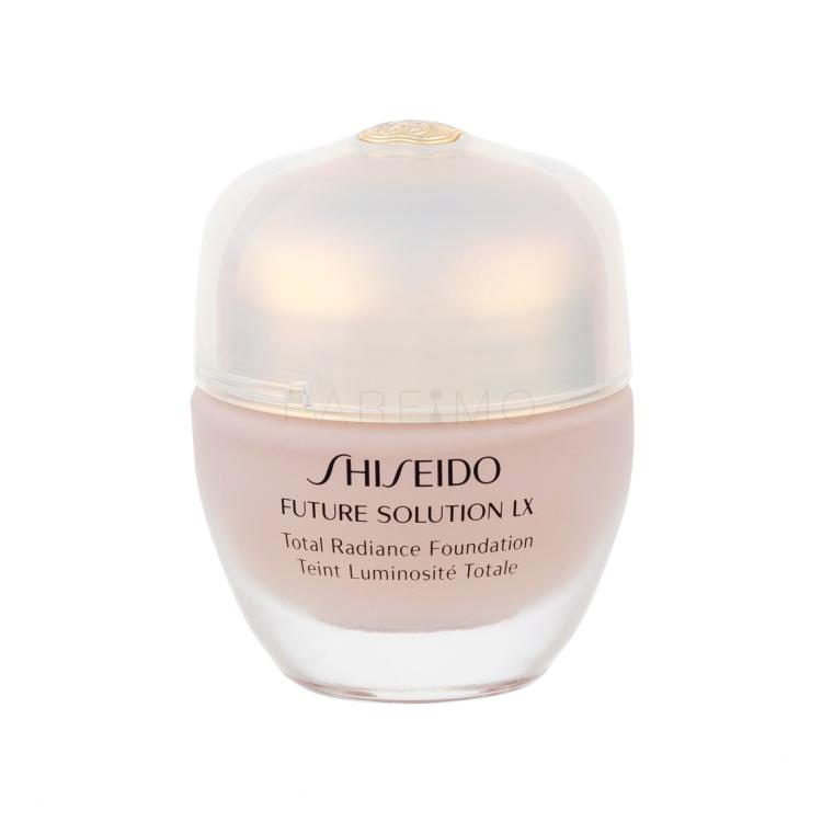 Shiseido Future Solution LX Total Radiance Foundation SPF15 Puder za ženske 30 ml Odtenek l20 Natural Light Ivory