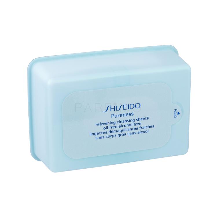 Shiseido Pureness Refreshing Cleansing Sheets Čistilni robčki za ženske 30 kos