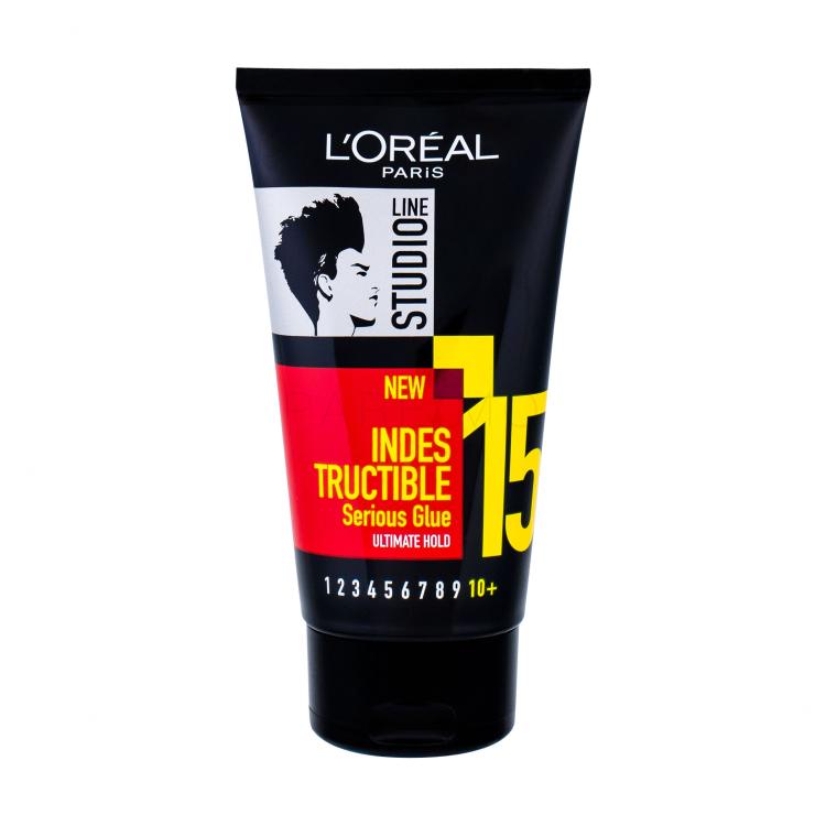 L&#039;Oréal Paris Studio Line Indestructible Seriuos Glue Gel za lase za ženske 150 ml
