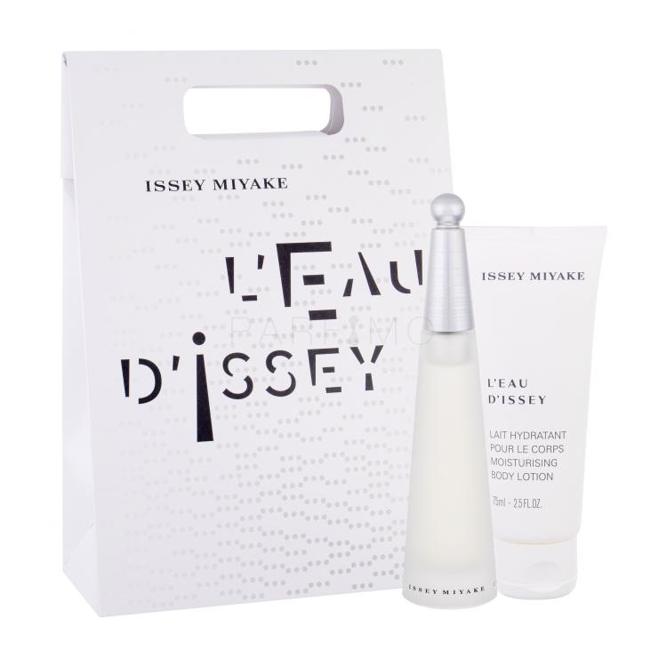 Issey Miyake L&#039;Eau D&#039;Issey Darilni set toaletna voda 25 ml + losjon za telo 75 ml