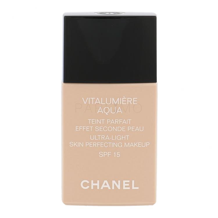 Chanel Vitalumière Aqua SPF15 Puder za ženske 30 ml Odtenek 22 Beige Rosé