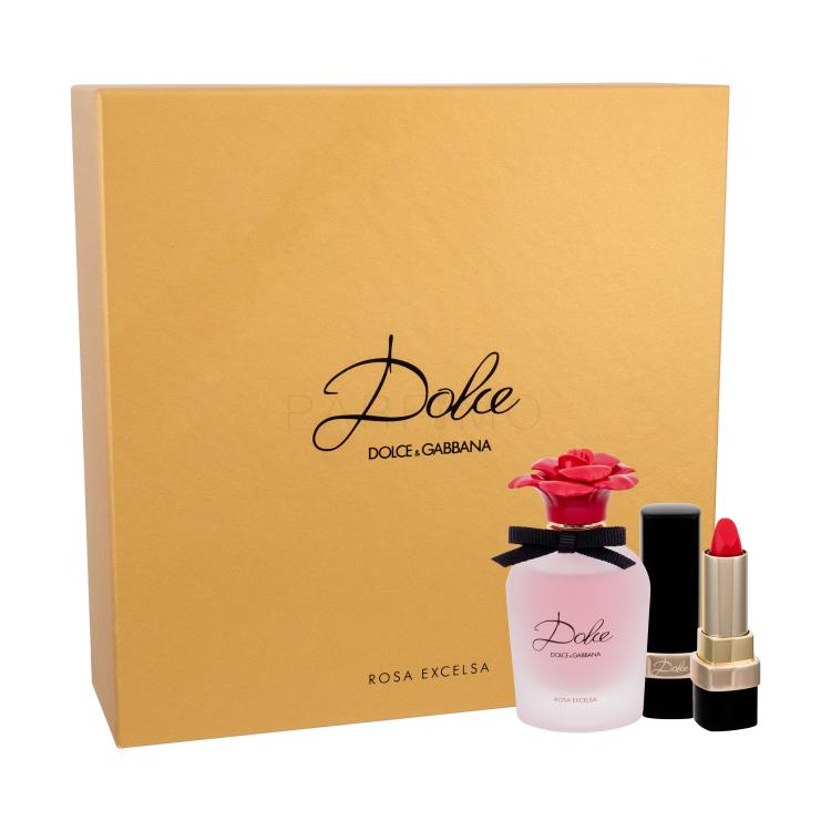 Dolce&amp;Gabbana Dolce Rosa Excelsa Darilni set parfumska voda 50 ml + šminka Dolce Matte Lipstick odstín Dolce Flirt 621 3