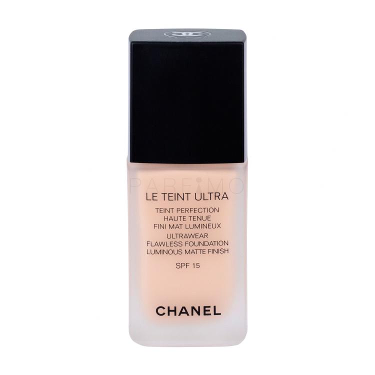 Chanel Le Teint Ultra SPF15 Puder za ženske 30 ml Odtenek 12 Beige Rosé