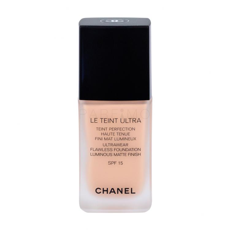 Chanel Le Teint Ultra SPF15 Puder za ženske 30 ml Odtenek 22 Beige Rosé