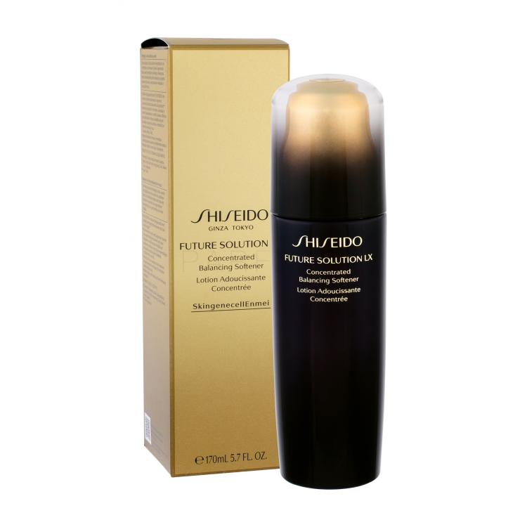 Shiseido Future Solution LX Concentrated Balancing Softener Losjon in sprej za obraz za ženske 170 ml poškodovana škatla