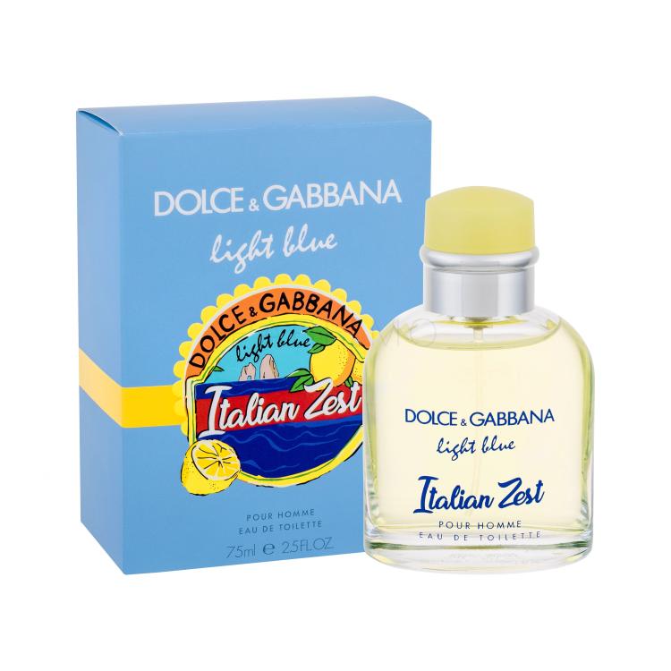 Dolce&amp;Gabbana Light Blue Italian Zest Pour Homme Toaletna voda za moške 75 ml