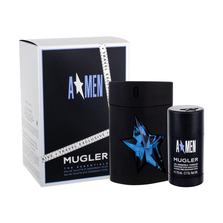 Mugler A*Men Rubber Darilni set toaletní voda 100 ml rubber  + deostick 75 ml
