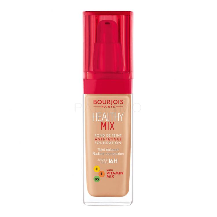 BOURJOIS Paris Healthy Mix Anti-Fatigue Foundation Puder za ženske 30 ml Odtenek 55 Dark Beige