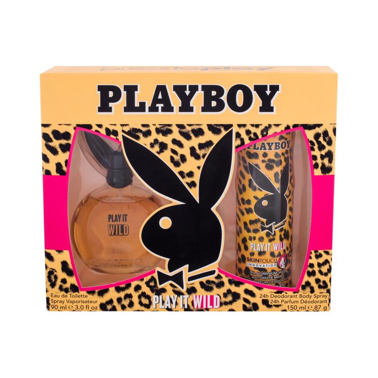 Playboy Play It Wild For Her Darilni set toaletna voda 90 ml + deodorant 150 ml