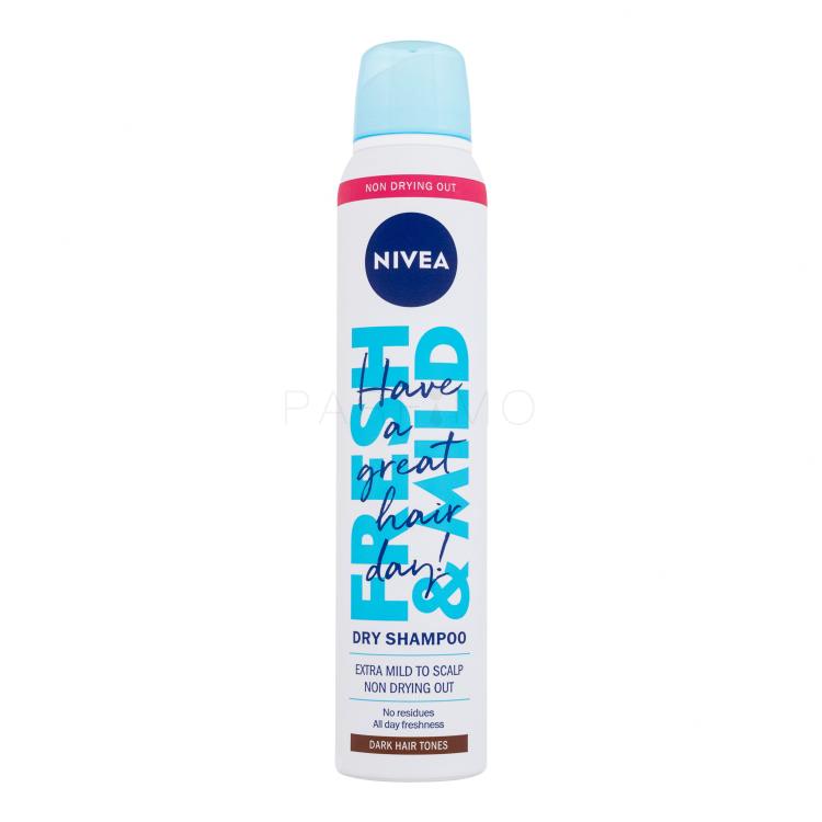 Nivea Fresh &amp; Mild Dark Hair Tones Suhi šampon za ženske 200 ml