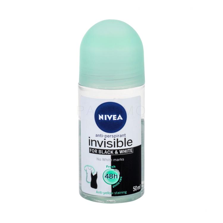 Nivea Black &amp; White Invisible Fresh 48h Antiperspirant za ženske 50 ml