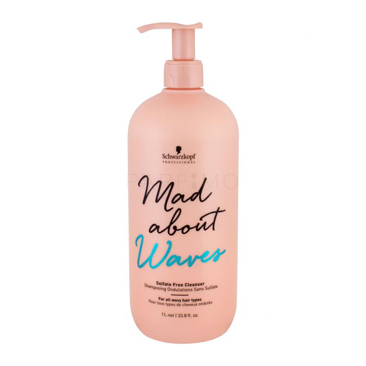 Schwarzkopf Professional Mad About Waves Sulfate Free Cleanser Šampon za ženske 1000 ml