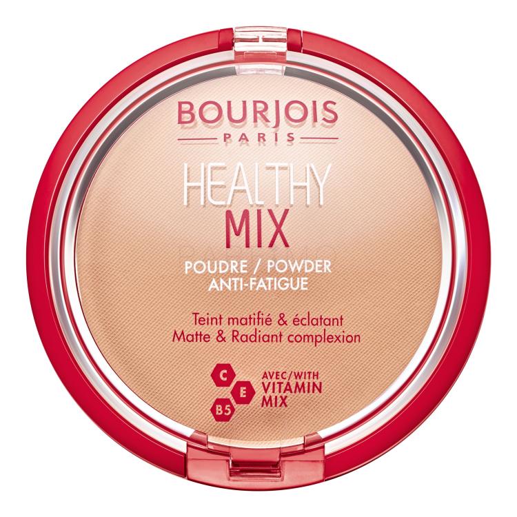 BOURJOIS Paris Healthy Mix Anti-Fatigue Puder v prahu za ženske 11 g Odtenek 03 Dark Beige