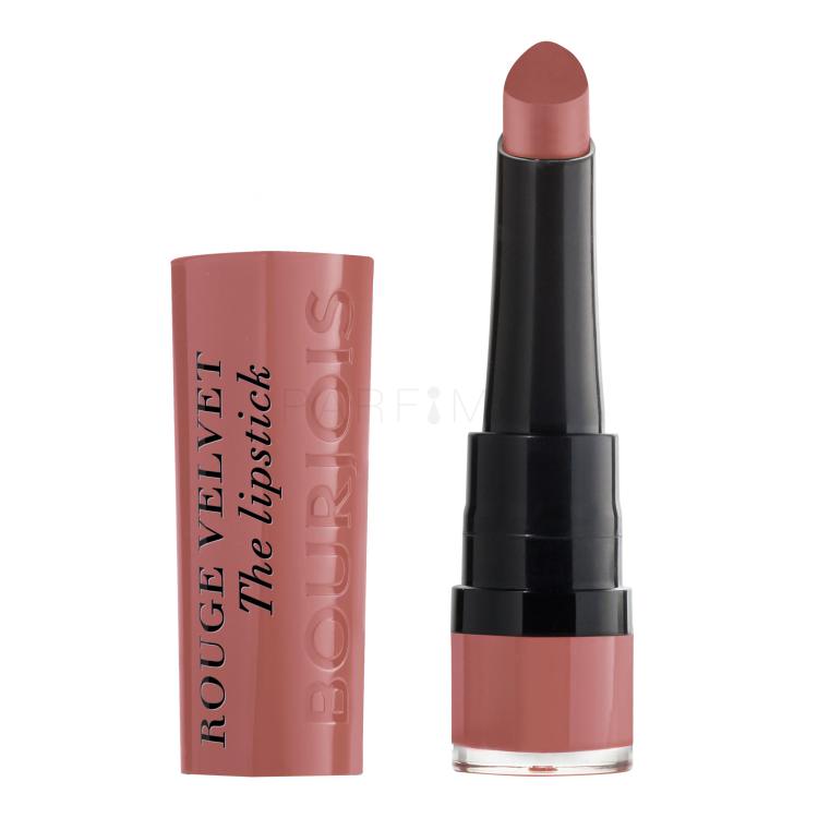 BOURJOIS Paris Rouge Velvet The Lipstick Šminka za ženske 2,4 g Odtenek 13 Nohalicious