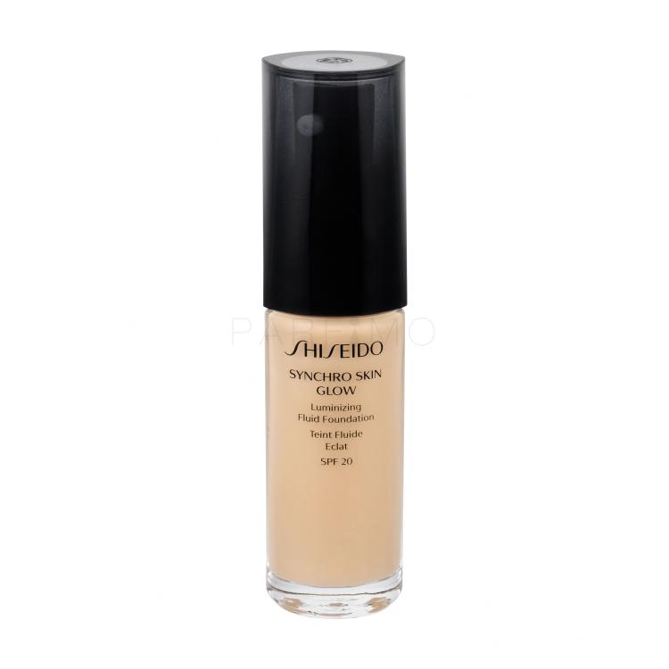 Shiseido Synchro Skin Glow SPF20 Puder za ženske 30 ml Odtenek Golden 2