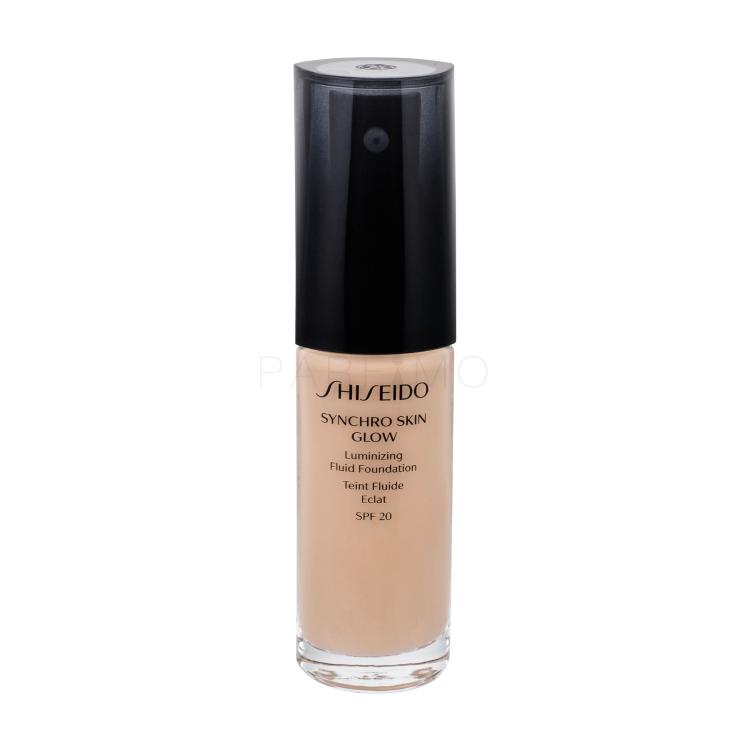 Shiseido Synchro Skin Glow SPF20 Puder za ženske 30 ml Odtenek Rose 2