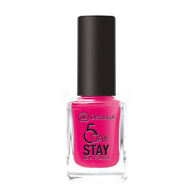 Dermacol 5 Day Stay Lak za nohte za ženske 11 ml Odtenek 38 Cherry Blossom