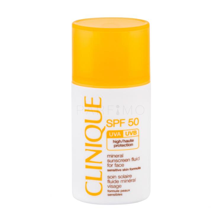 Clinique Sun Care Mineral Sunscreen Fluid For Face SPF50 Zaščita pred soncem za obraz za ženske 30 ml