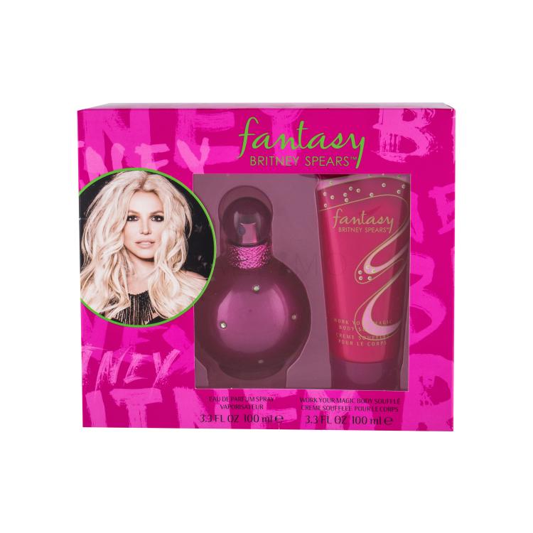 Britney Spears Fantasy Darilni set parfumska voda 100 ml + krema za telo 100 ml