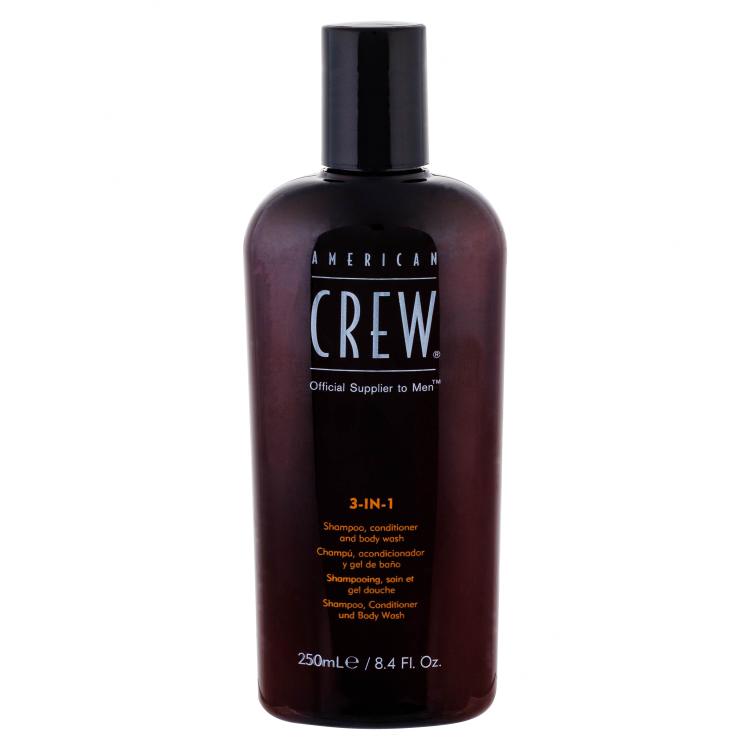 American Crew 3-IN-1 Šampon za moške 250 ml