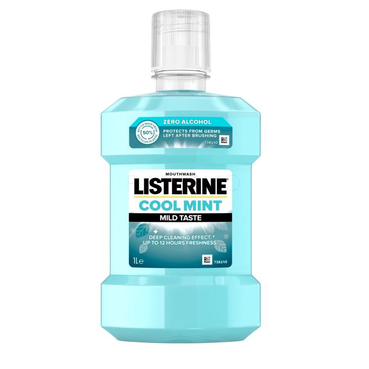 Listerine Cool Mint Mild Taste Mouthwash Ustna vodica 1000 ml