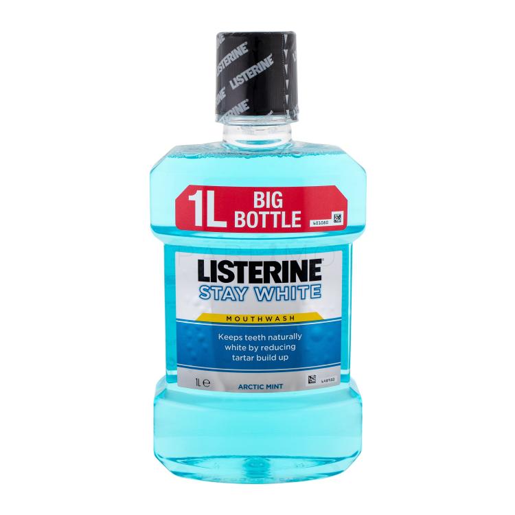 Listerine Stay White Mouthwash Ustna vodica 1000 ml