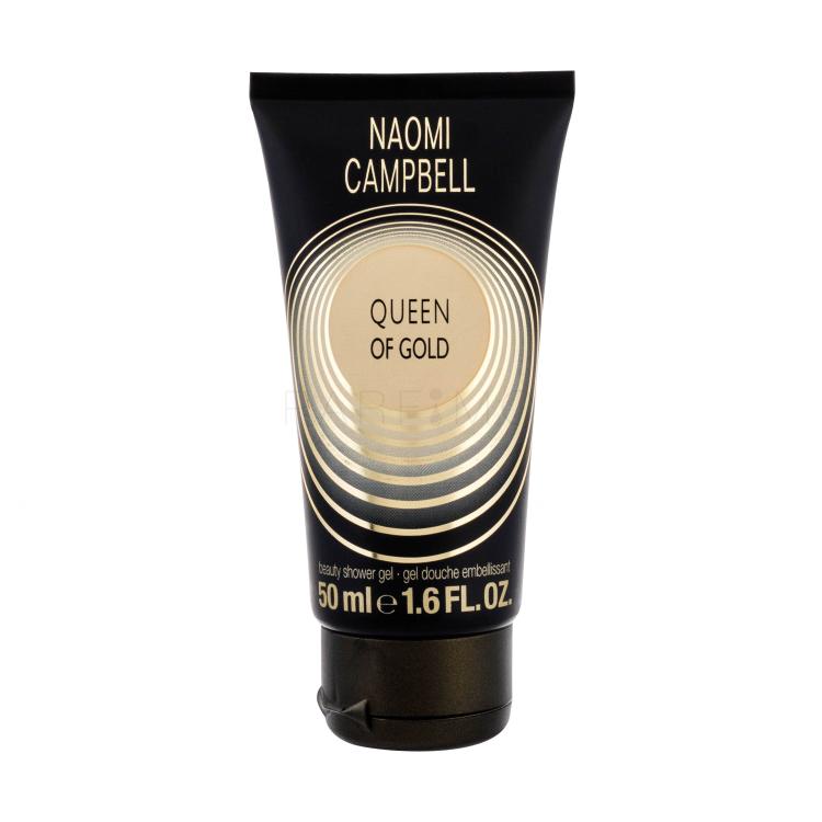 Naomi Campbell Queen Of Gold Gel za prhanje za ženske 50 ml