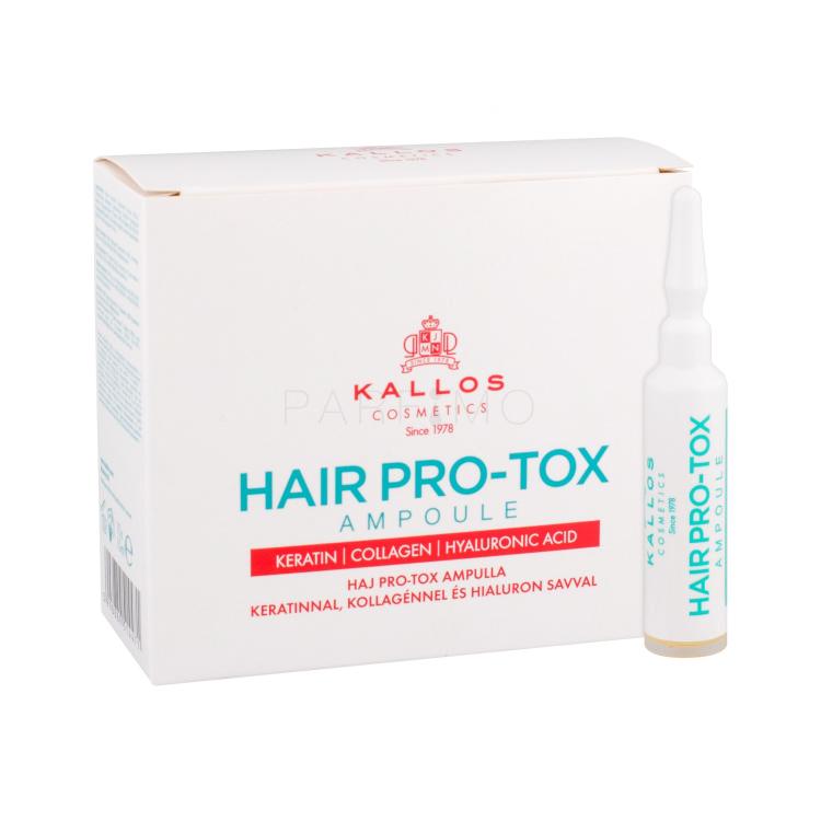 Kallos Cosmetics Hair Pro-Tox Ampoule Serum za lase za ženske 10x10 ml