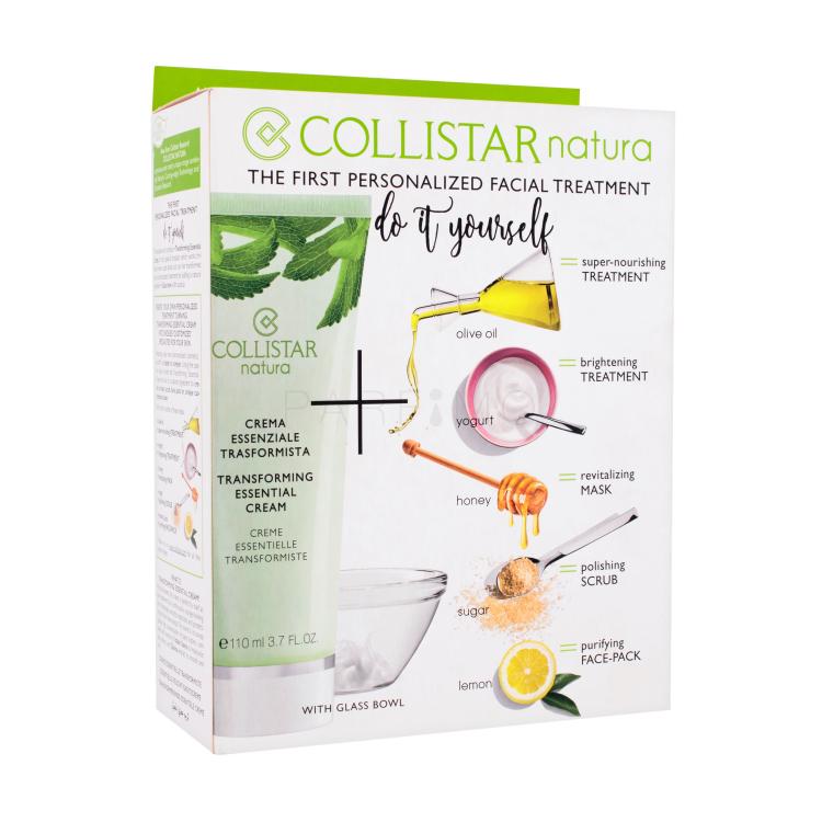 Collistar Natura Transforming Essential Cream Darilni set vlažilna krema 110 ml + posodica + žlička