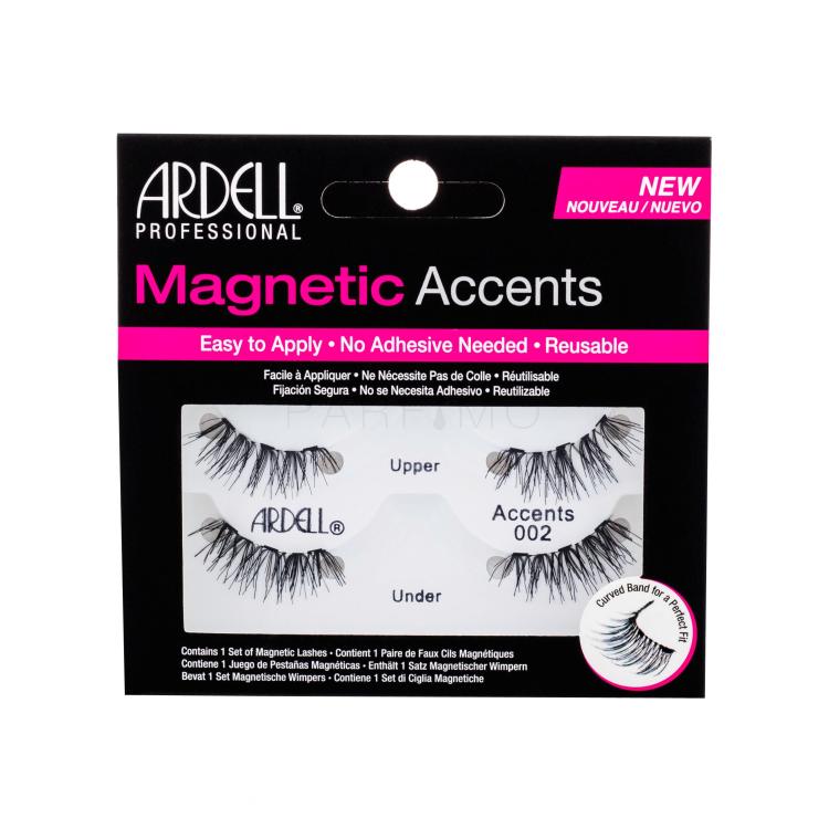 Ardell Magnetic Accents 002 Umetne trepalnice za ženske 1 kos Odtenek Black
