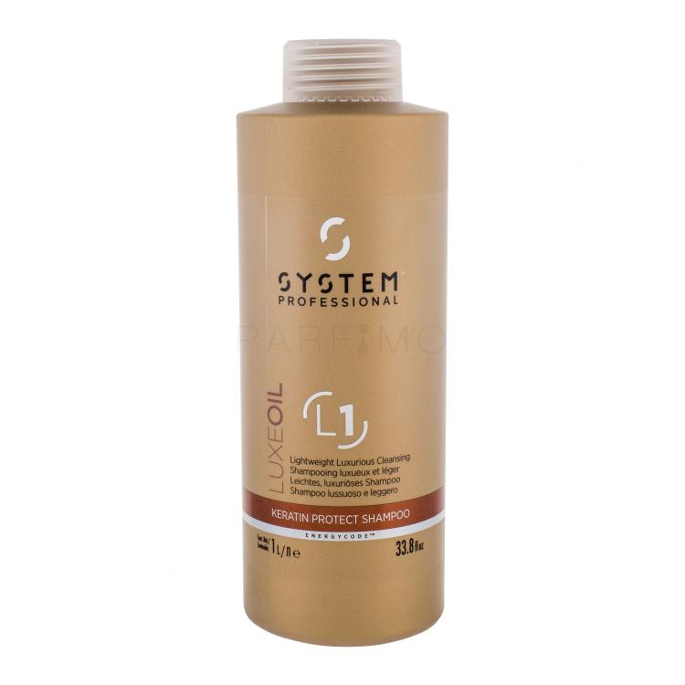 System Professional Luxe Oil Keratin Protect L1 Šampon za ženske 1000 ml