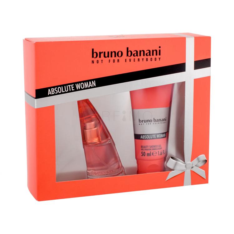 Bruno Banani Absolute Woman Darilni set parfumska voda 20 ml + gel za prhanje 50 ml