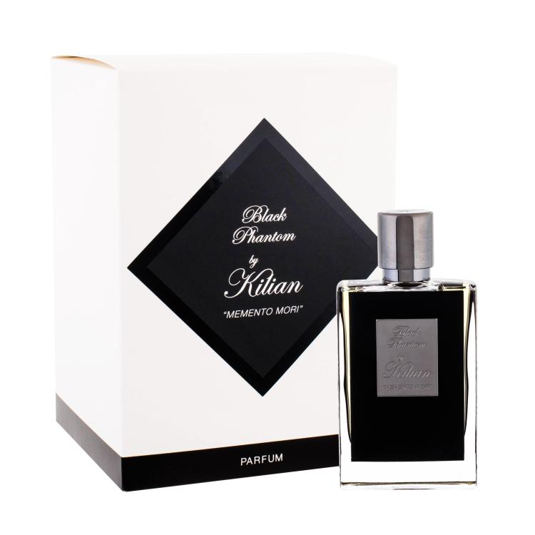 By Kilian The Cellars Black Phantom &quot;MEMENTO MORI&quot; Darilni set parfumska voda 50 ml + škatlica za parfum za ponovno polnjenje