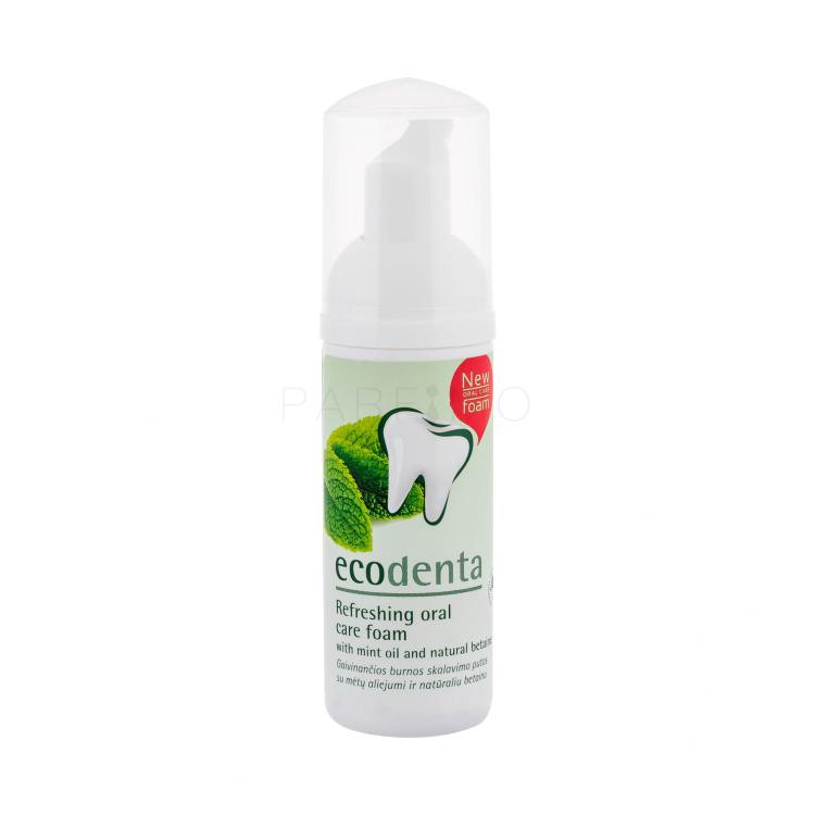 Ecodenta Mouthwash Refreshing Oral Care Foam Ustna vodica 50 ml