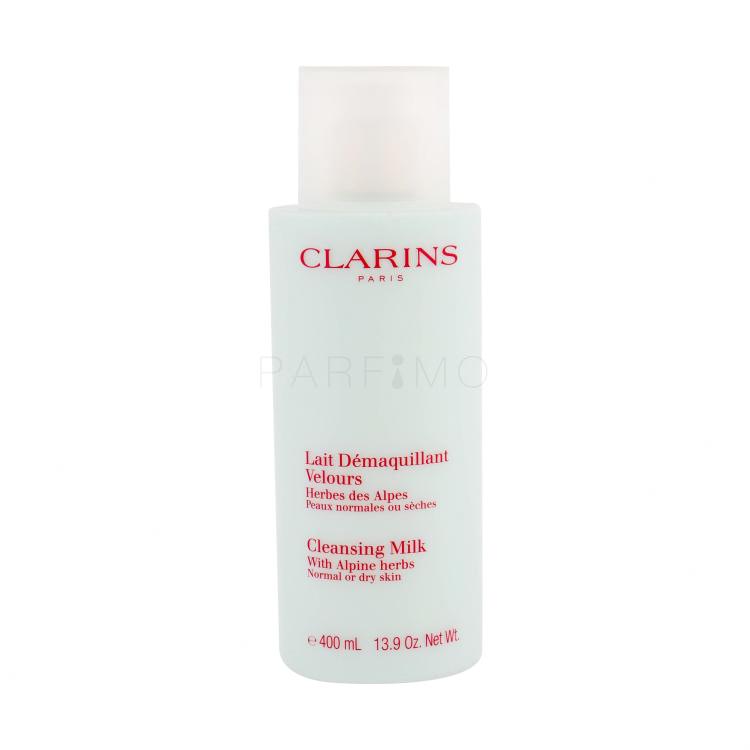 Clarins Cleansing Milk With Alpine Herbs Dry/Normal Čistilno mleko za ženske 400 ml