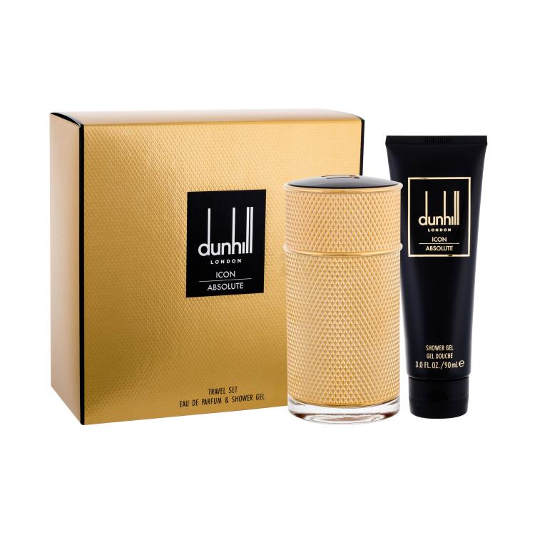 Dunhill Icon Absolute Darilni set parfumska voda 100 ml + gel za prhanje 90 ml