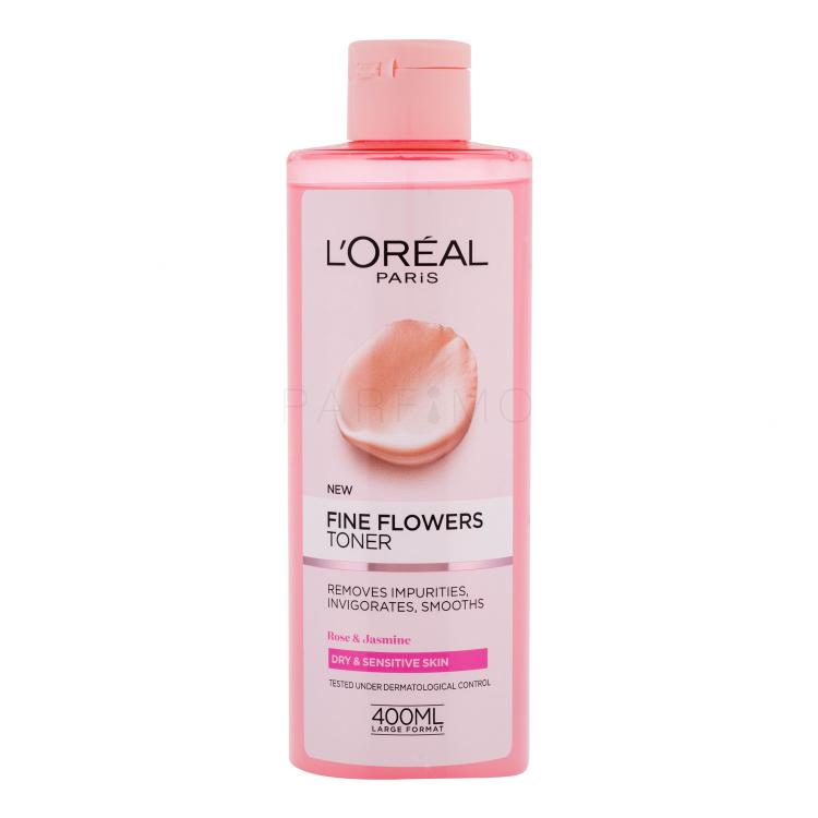 L&#039;Oréal Paris Fine Flowers Tonik za ženske 400 ml