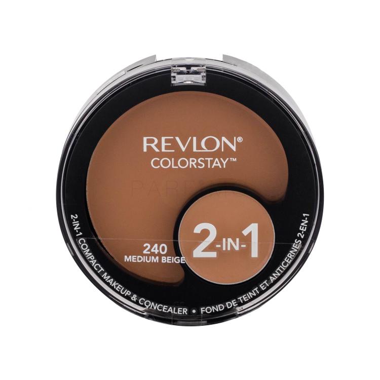 Revlon Colorstay 2-In-1 Puder za ženske 12,3 g Odtenek 240 Medium Beige