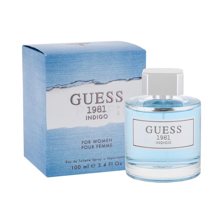 GUESS Guess 1981 Indigo Toaletna voda za ženske 100 ml poškodovana škatla