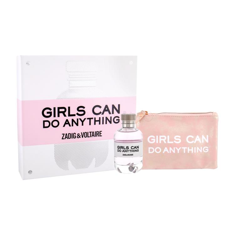 Zadig &amp; Voltaire Girls Can Do Anything Darilni set parfumska voda 90 ml + kozmetična torbica