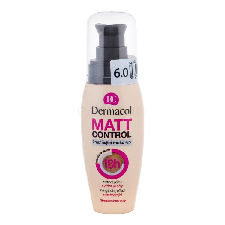 Dermacol Matt Control Puder za ženske 30 ml Odtenek 6.0