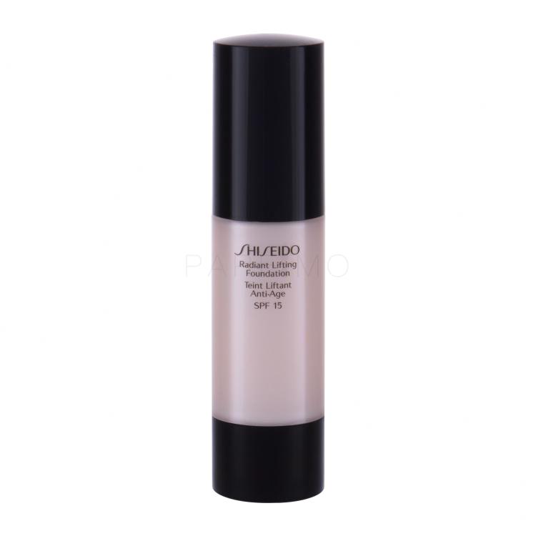 Shiseido Radiant Lifting Foundation SPF15 Puder za ženske 30 ml Odtenek 100 Very Light Ivory