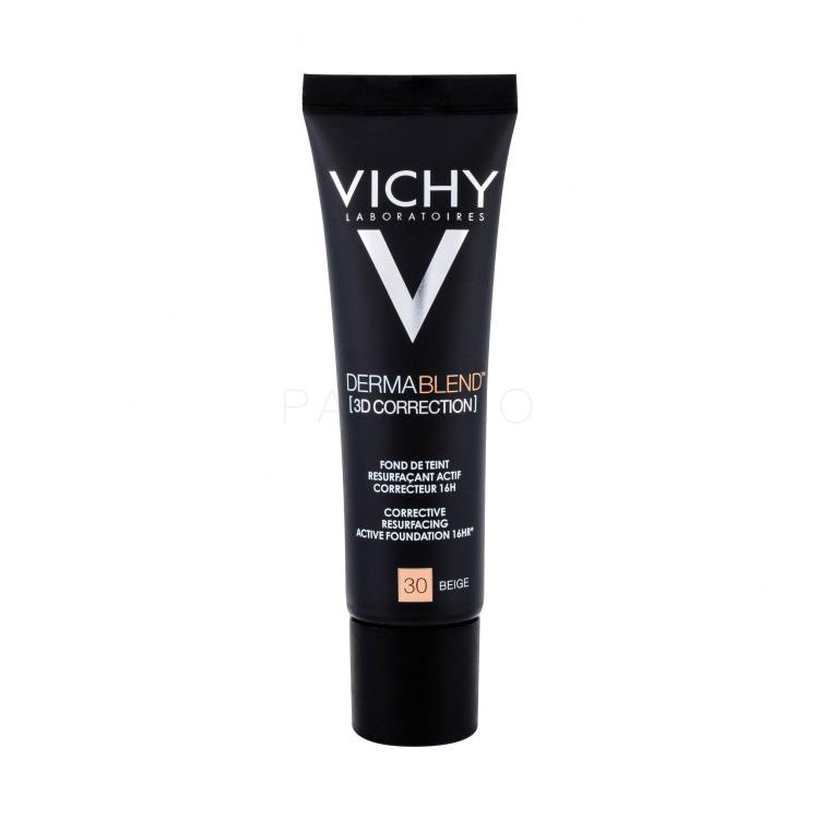 Vichy Dermablend™ 3D Antiwrinkle &amp; Firming Day Cream SPF25 Puder za ženske 30 ml Odtenek 30 Beige