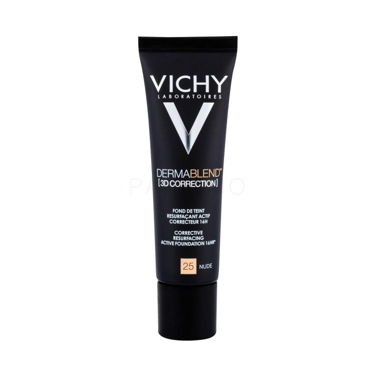 Vichy Dermablend™ 3D Antiwrinkle &amp; Firming Day Cream SPF25 Puder za ženske 30 ml Odtenek 25 Nude