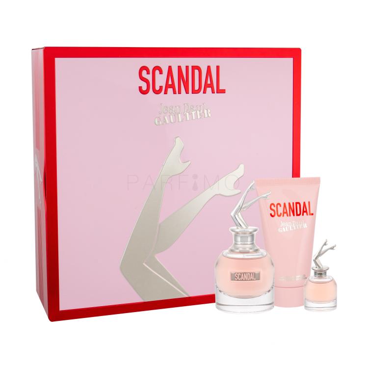 Jean Paul Gaultier Scandal Darilni set parfémovaná voda 50 ml + tělové mléko 75 ml + parfémovaná voda 6 ml