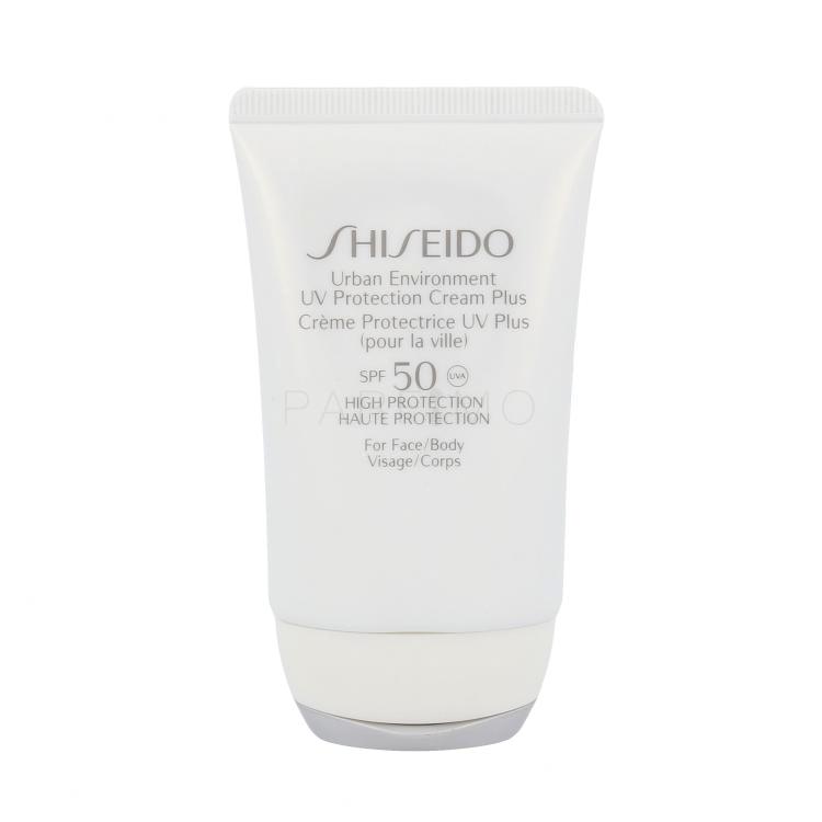 Shiseido Urban Environment UV Protection Cream Plus SPF50 Zaščita pred soncem za obraz za ženske 50 ml