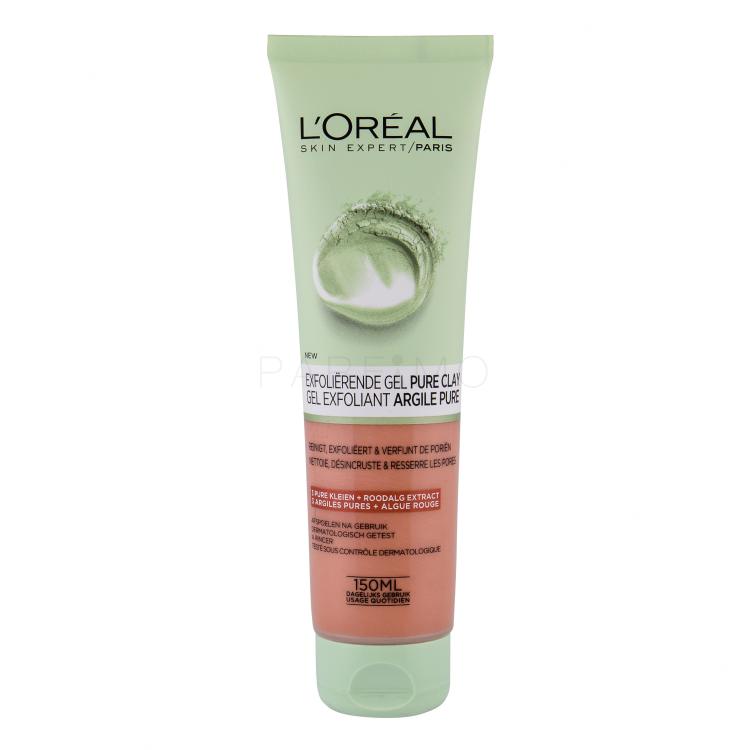L&#039;Oréal Paris Pure Clay Glow Scrub Piling za ženske 150 ml