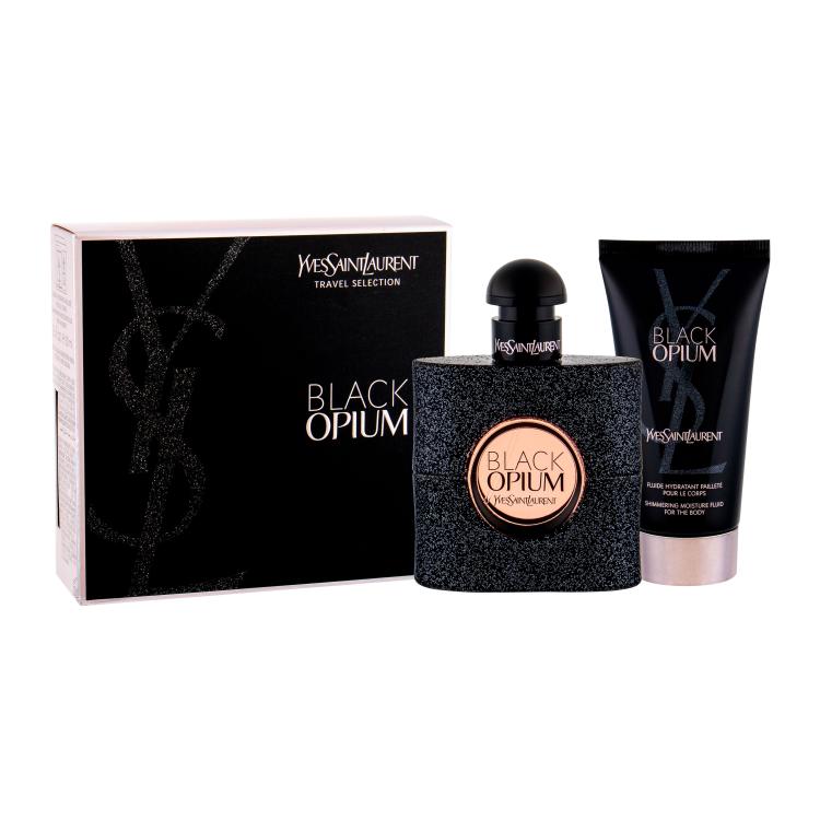 Yves Saint Laurent Black Opium Darilni set parfumska voda 50 ml + losjon za telo 50 ml