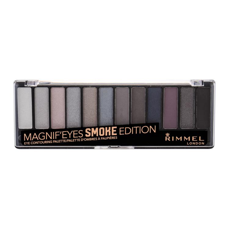 Rimmel London Magnif´Eyes Contouring Palette Senčilo za oči za ženske 14,16 g Odtenek 003 Smoke Edition