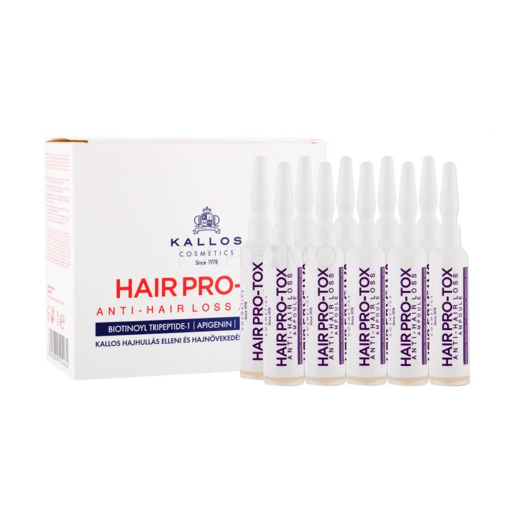 Kallos Cosmetics Hair Pro-Tox Ampoule Izdelek proti izpadanju las za ženske 10x10 ml